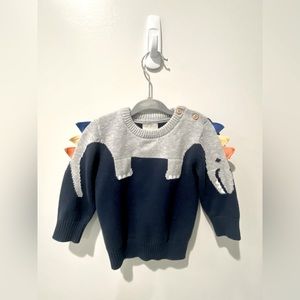 Infant dinosaur sweater